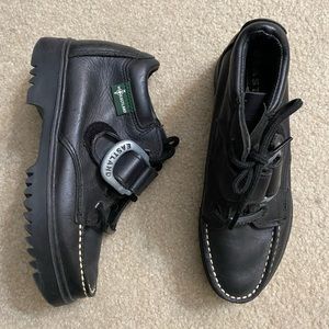 Vintage Eastland Women's Oxford Shoe Walking Black Leather Size 5.5M